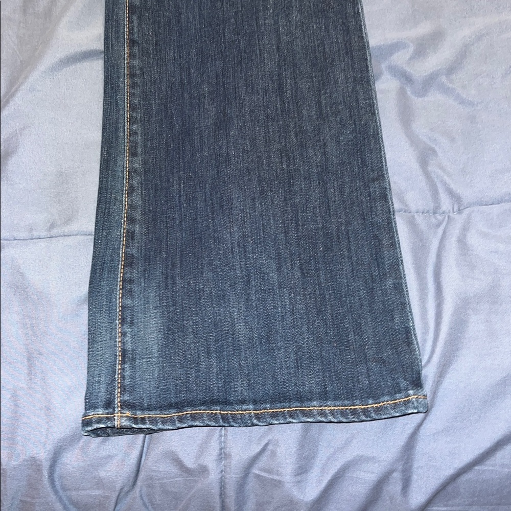 AG Adriano Goldschmied Dark Blue Flare Jeans - Picture 5 of 12